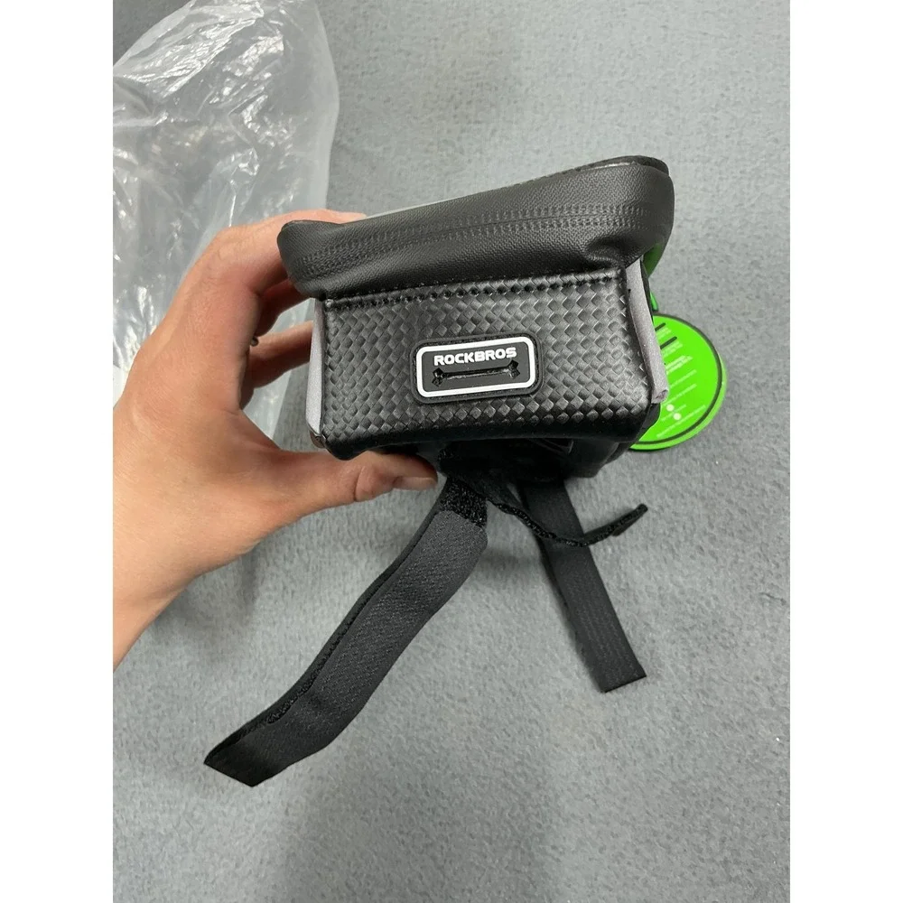 RockBros‎ Frame Phone Bag Medium Black Water-Resistant Phone Holder Road-Bike